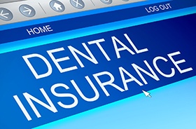 Dental insurance information in web browser